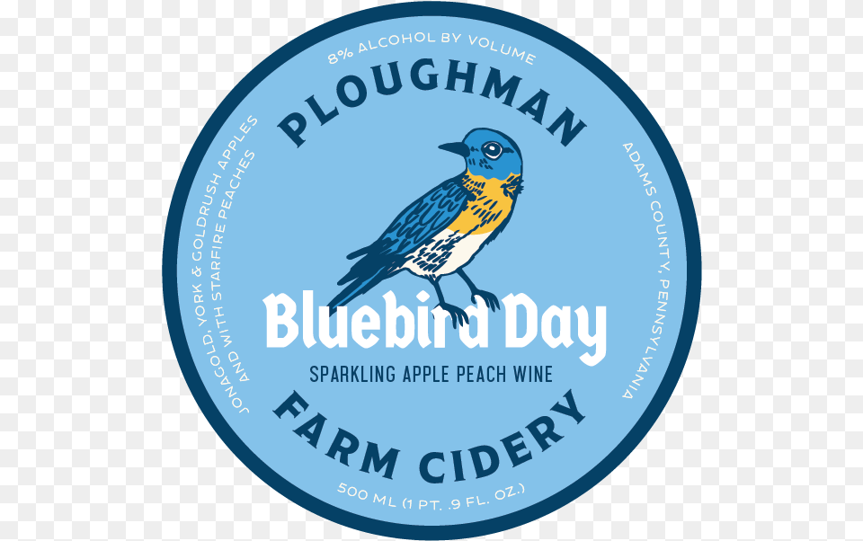 Ploughman Bluebird Day Label Eastern Bluebird, Animal, Bird, Logo, Jay Free Transparent Png