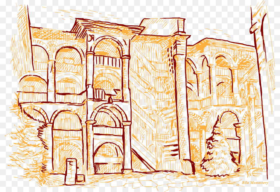 Plovdiv, Doodle, Art, Drawing, Architecture Free Transparent Png