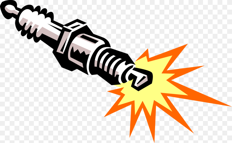 Plug Clipart Current Electricity Clip Art Spark Plug, Adapter, Electronics, Rocket, Weapon Free Png