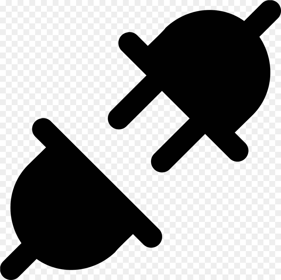 Plug Clipart Unplugged Disconnected, Gray Png