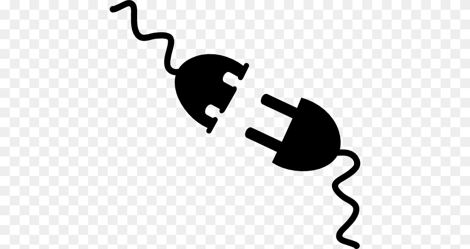 Plug Icon Clipart, Adapter, Electronics, Stencil, Animal Free Png Download