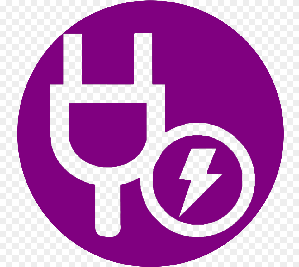 Plug In Node V2 Circle, Purple, Symbol, Sign, Disk Free Png Download