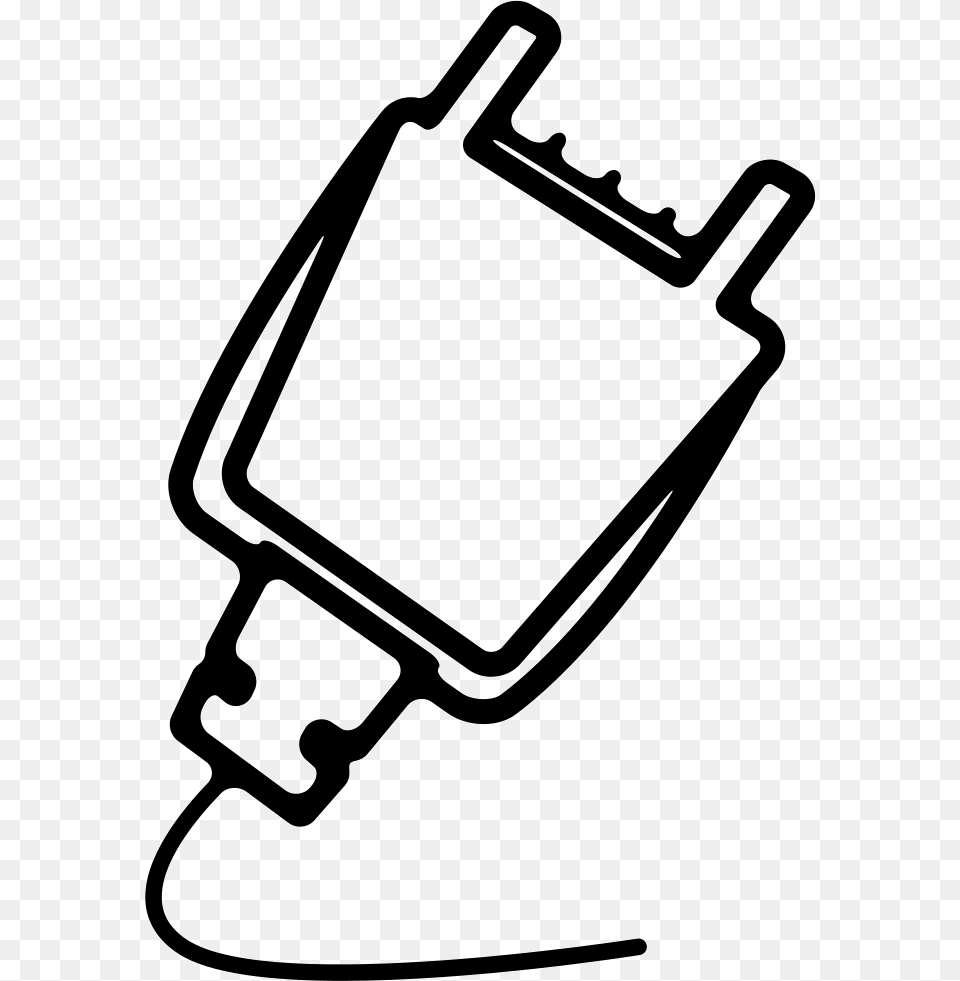 Plug Outline, Adapter, Electronics, Smoke Pipe Free Png