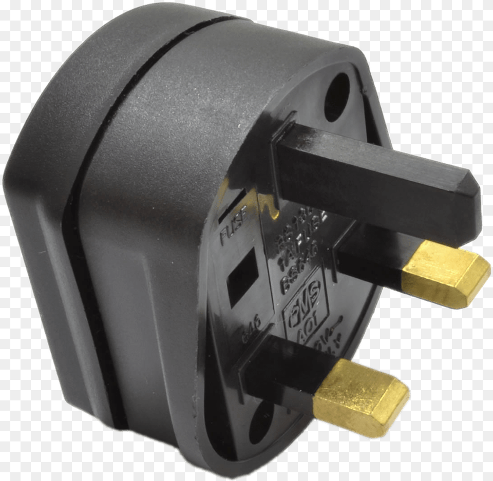 Plug Uk Black Sticker Ac Power Plugs And Sockets, Adapter, Electronics, Mailbox Png Image