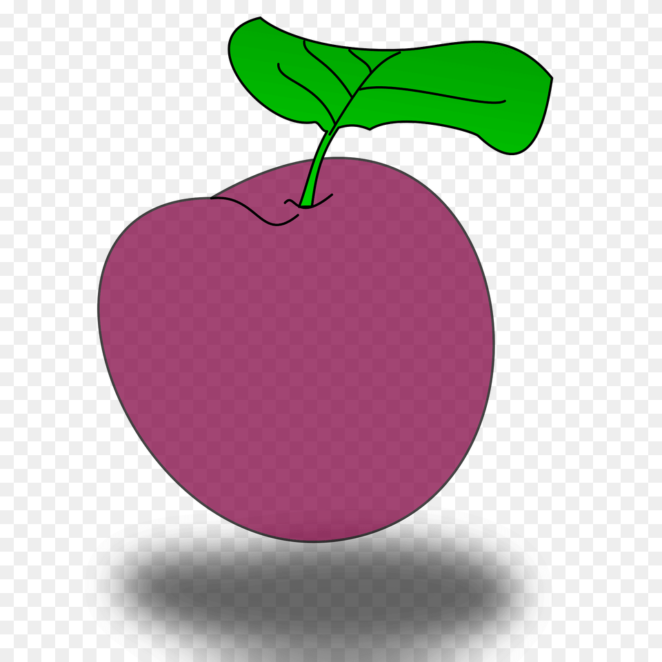 Plum Clipart, Apple, Food, Fruit, Plant Png Image