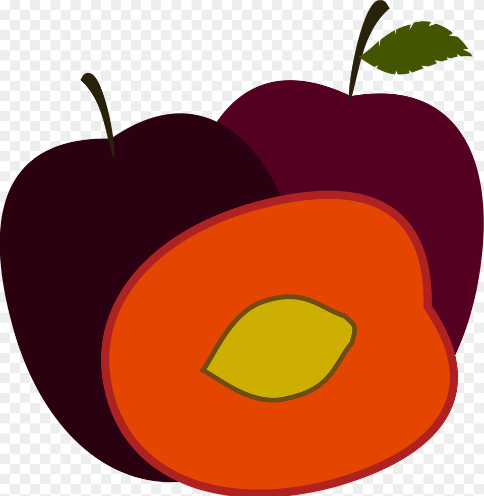 Plum Clipart, Food, Fruit, Plant, Produce Free Png Download