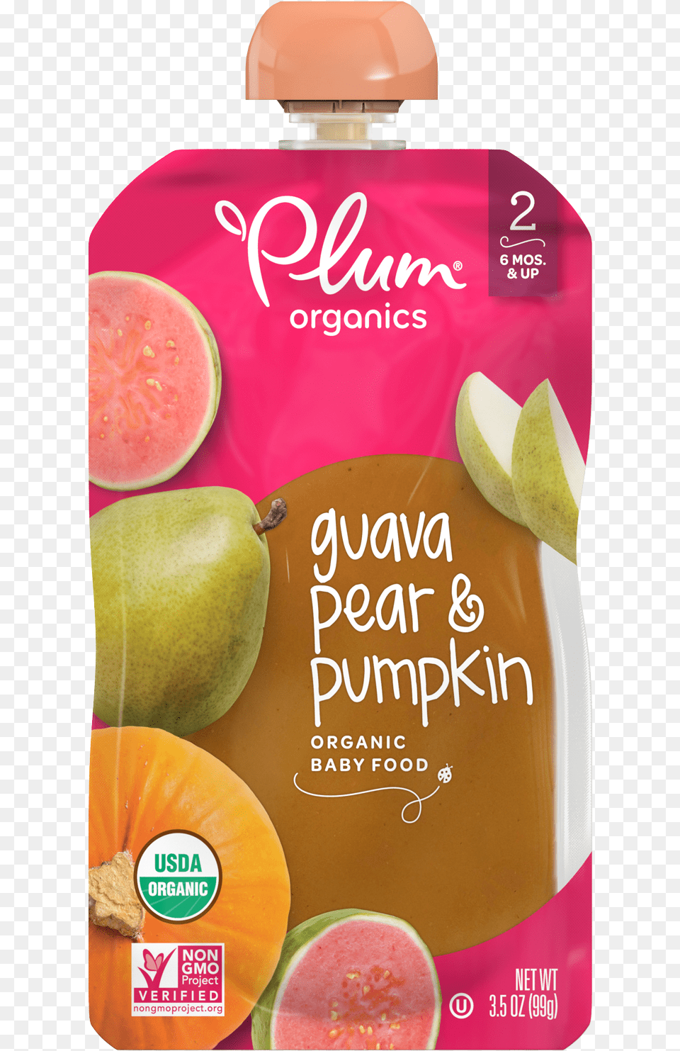 Plum Organics Banana Pumpkin, Food, Fruit, Plant, Produce Png
