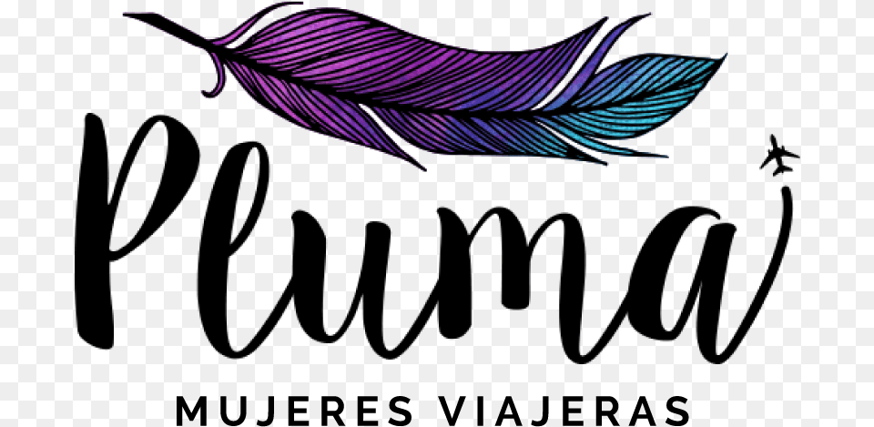 Pluma Mujeres Viajeras Graphic Design, Leaf, Plant, Art, Purple Free Png Download