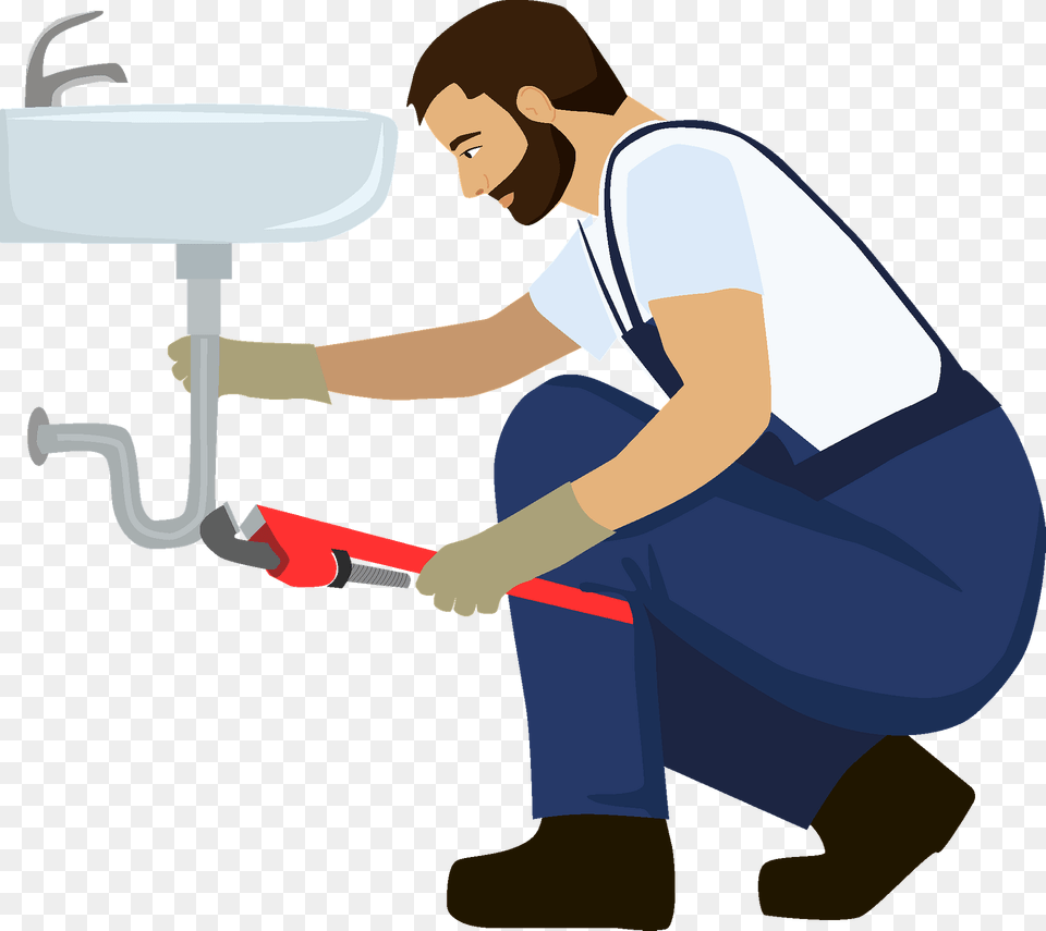 Plumber Clipart, Person, Plumbing, Cleaning, Face Png Image