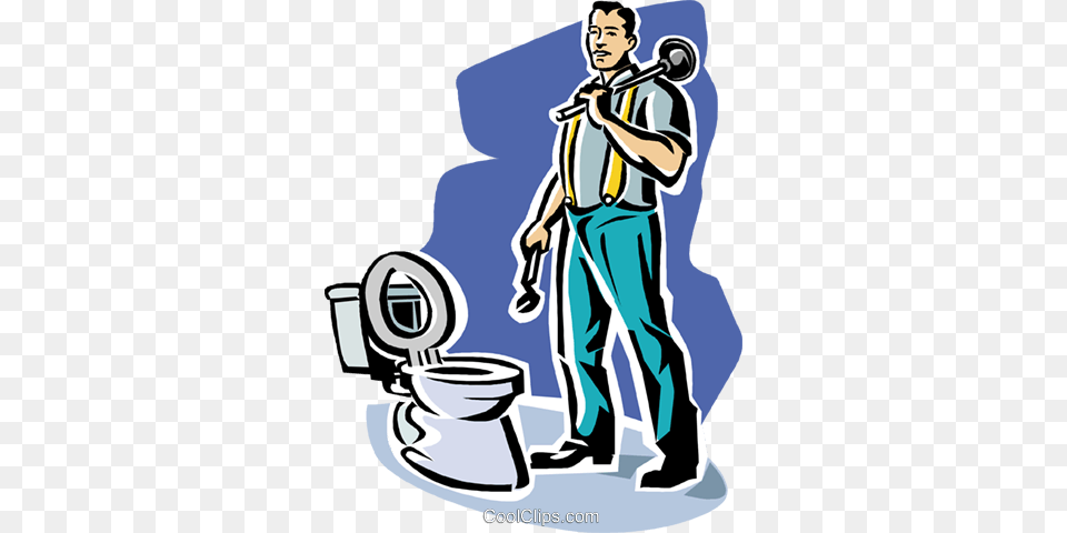 Plumber Royalty Vector Clip Art Illustration, Person, Cleaning, Face, Head Free Png Download