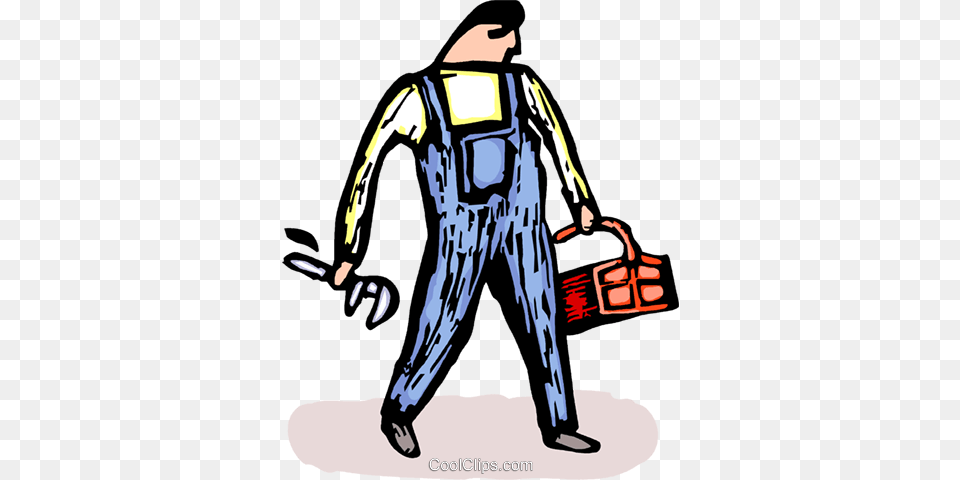 Plumber Royalty Vector Clip Art Illustration, Adult, Clothing, Male, Man Free Png Download