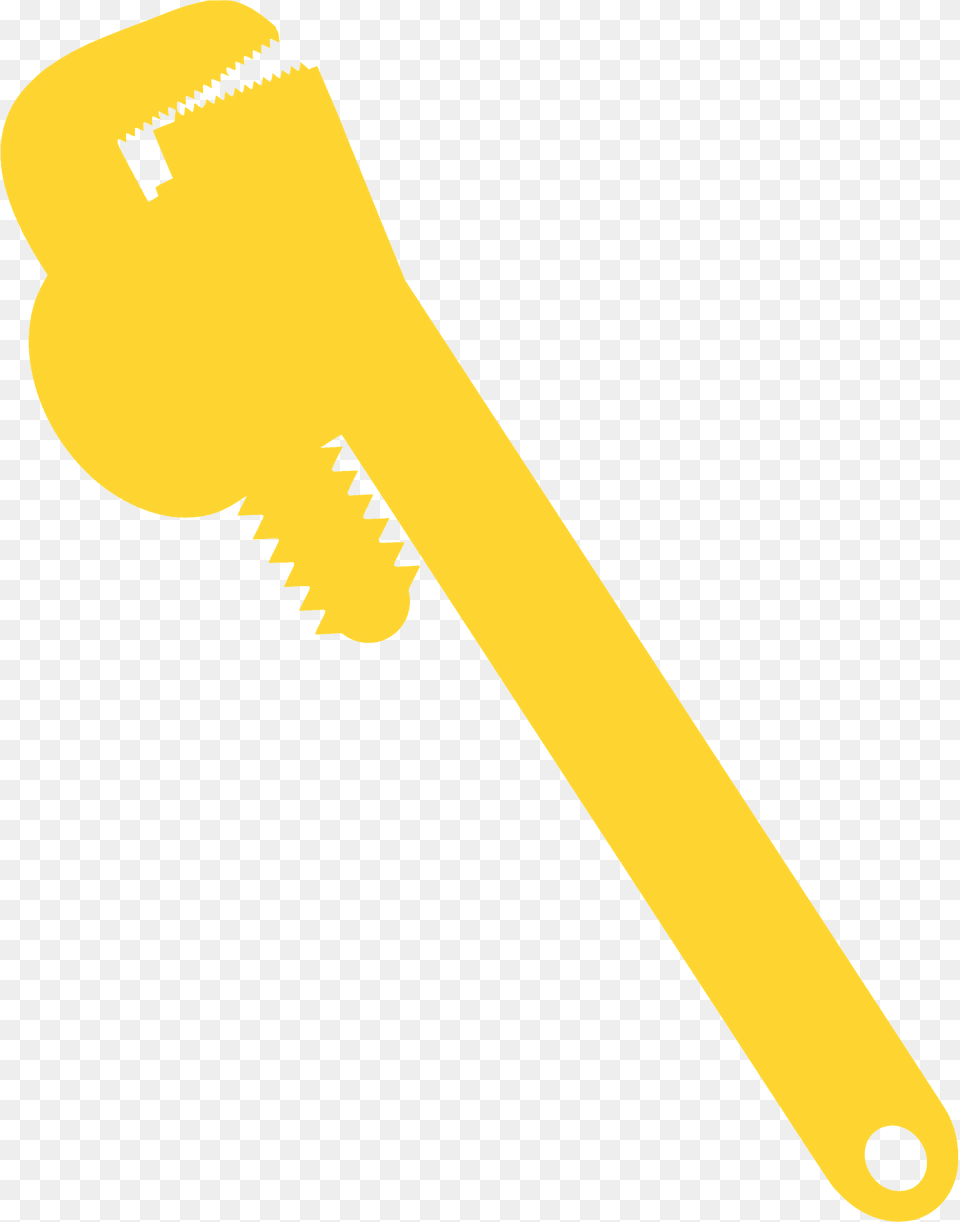 Plumbers Wrench Silhouette, Blade, Dagger, Knife, Weapon Png Image