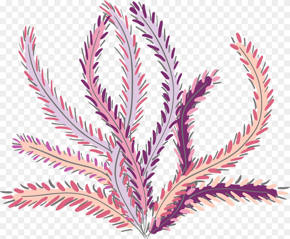 Plumelet Clipart, Embroidery, Pattern, Plant, Purple Free Png
