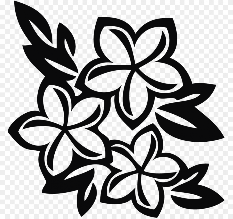 Plumeria Clip Art Clipart Frangipani Drawing Clip Art, Pattern, Floral Design, Graphics, Stencil Free Transparent Png