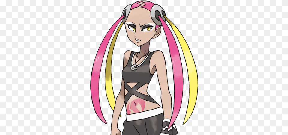 Plumeria Pokemon Sun And Moon Team Skull Leader, Book, Comics, Publication, Adult Free Png