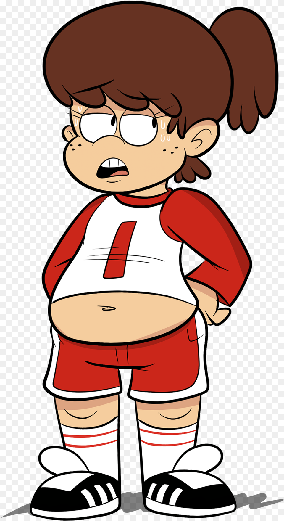 Plump Athlete By Sb99stuff Plump Athlete By Sb99stuff Loud House Fat Lynn, Baby, Person, Face, Head Free Transparent Png