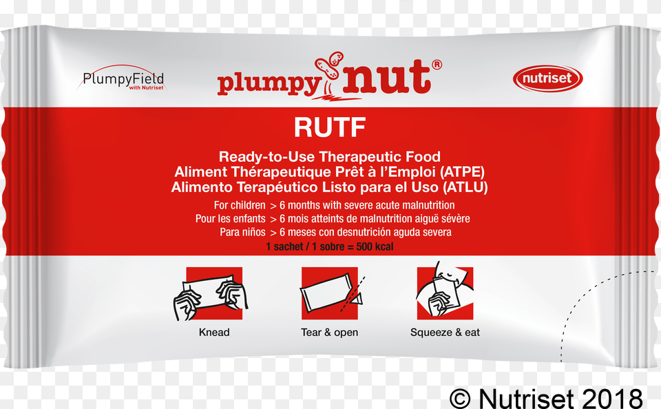 Plumpy Nut Sachet 2019 Parallel, Advertisement, Cushion, Food, Home Decor Png Image