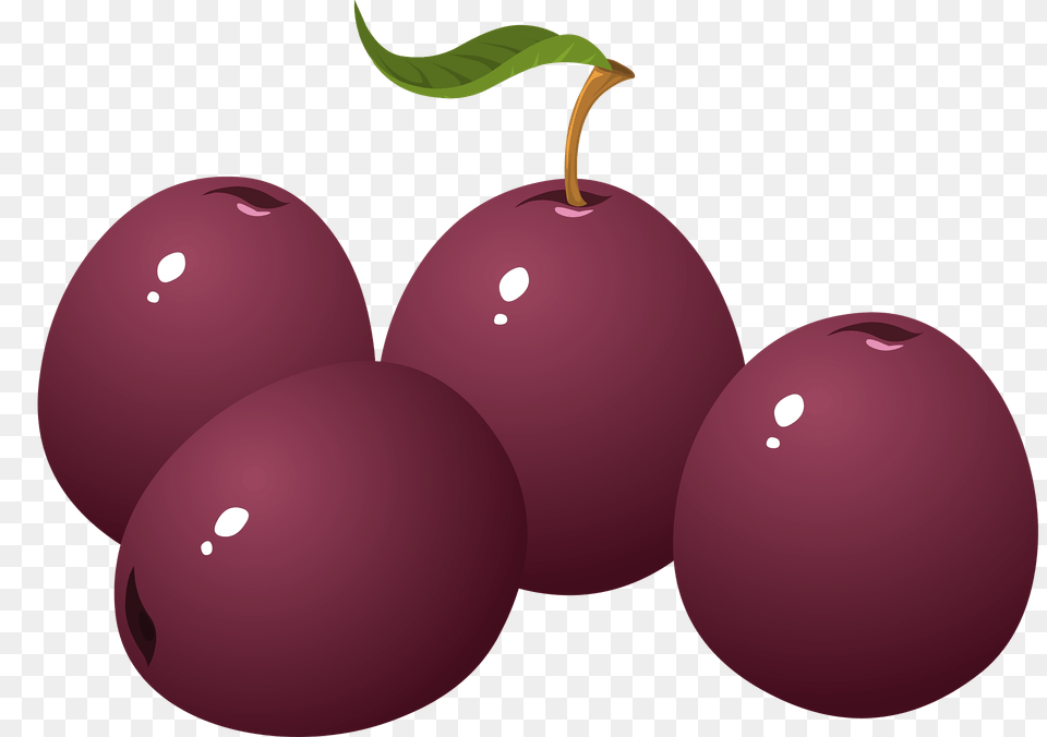 Plums Clipart, Food, Fruit, Plant, Produce Png Image