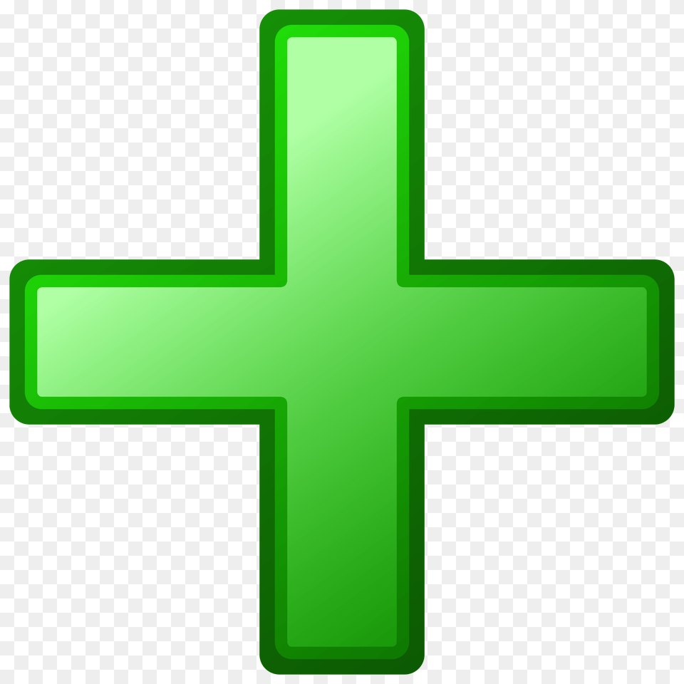 Plus, Cross, Green, Symbol, First Aid Free Transparent Png