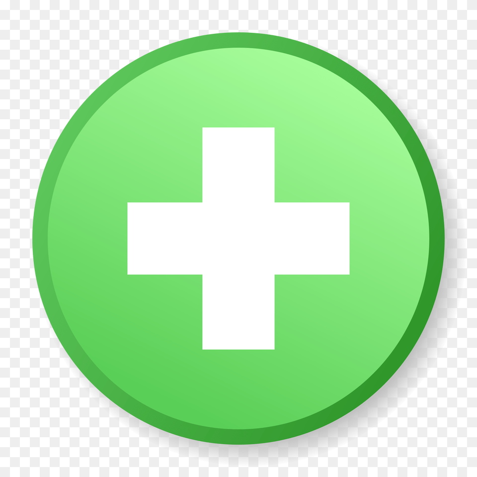 Plus, Green, First Aid, Logo Free Png