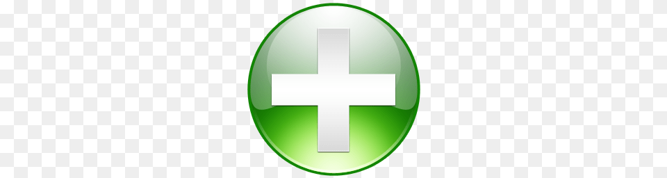 Plus, Cross, Green, Symbol, Disk Png Image