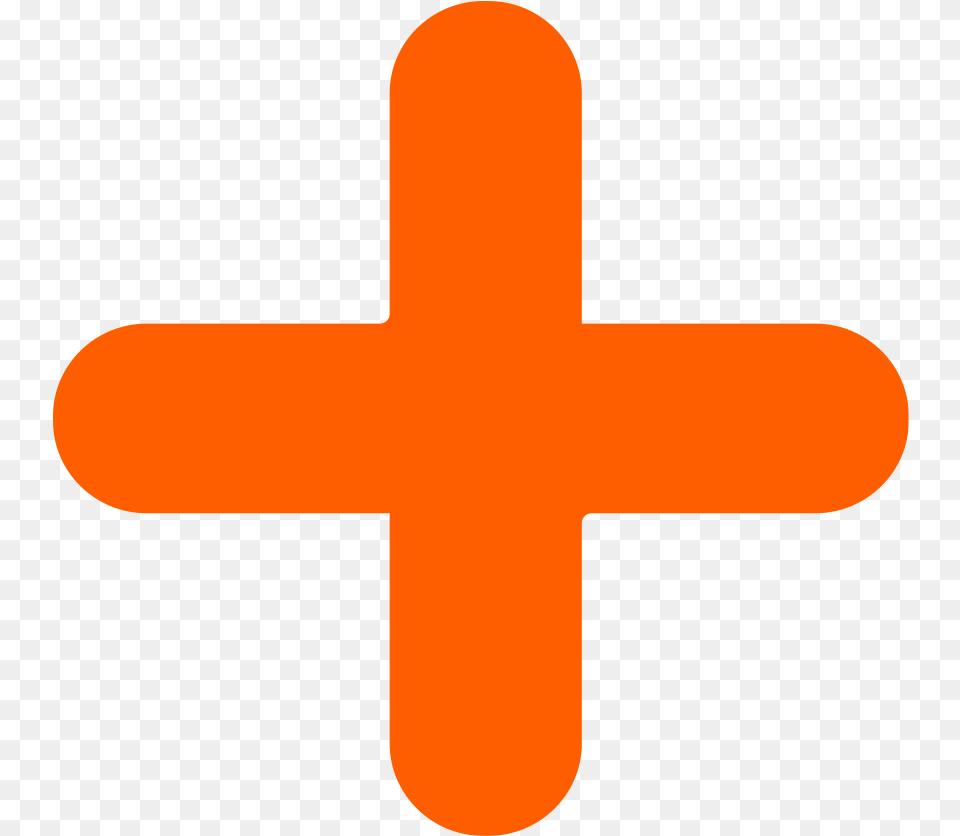 Plus Icon Orange Clipart Symbol, Cross, Logo, First Aid, Red Cross Free Transparent Png