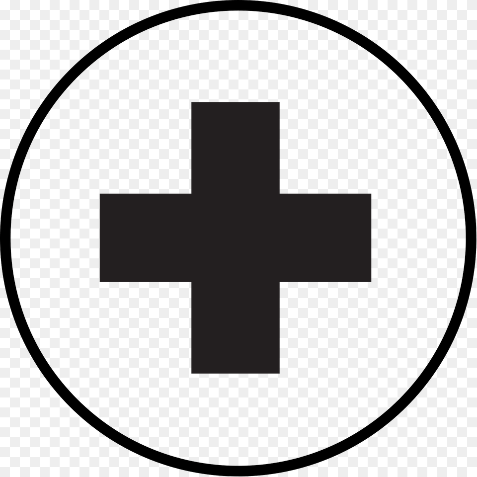 Plus In Circle Clipart, Symbol, First Aid, Logo, Cross Png