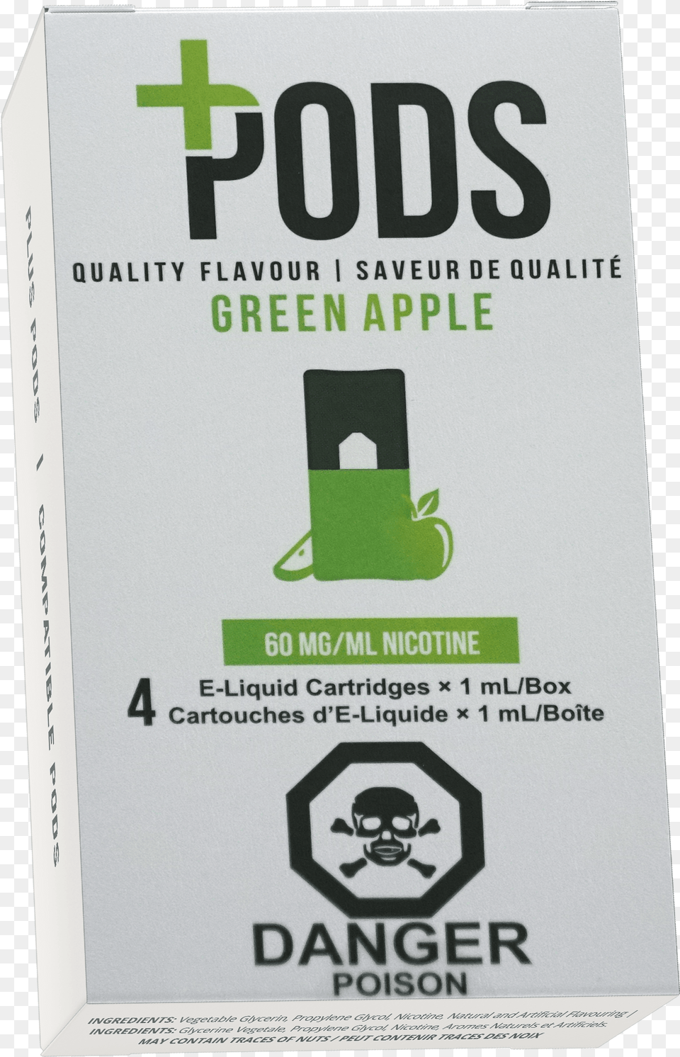 Plus Pods Green Apple 6 Blue Raspberry Juul Pod, Advertisement, Poster, Book, Publication Png