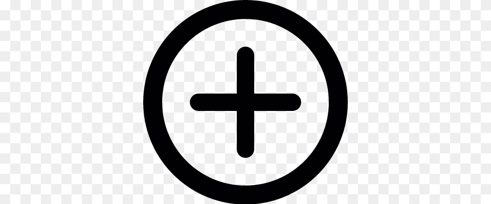 Plus Sign In Circle Vector Transparent Background 1, Cross, Symbol Free Png