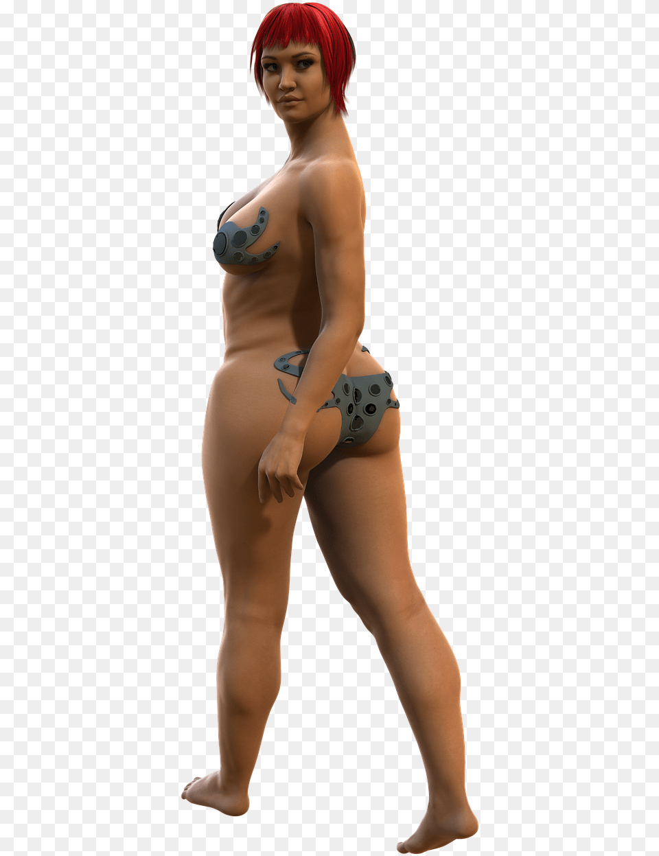 Plus Size Woman Bikini Free Photo, Finger, Back, Tattoo, Body Part Png Image