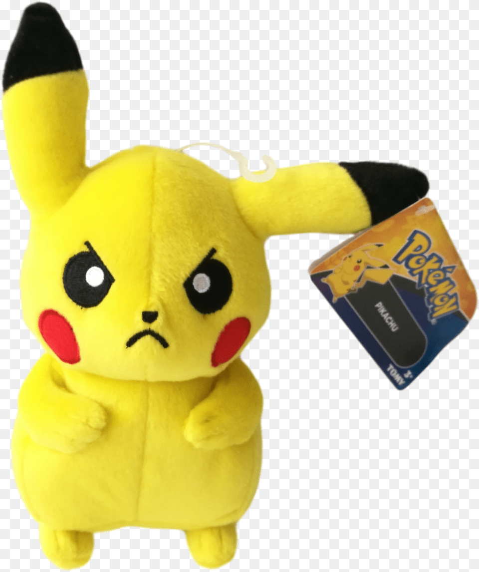 Plush Angry Pikachu Plush, Toy Png Image