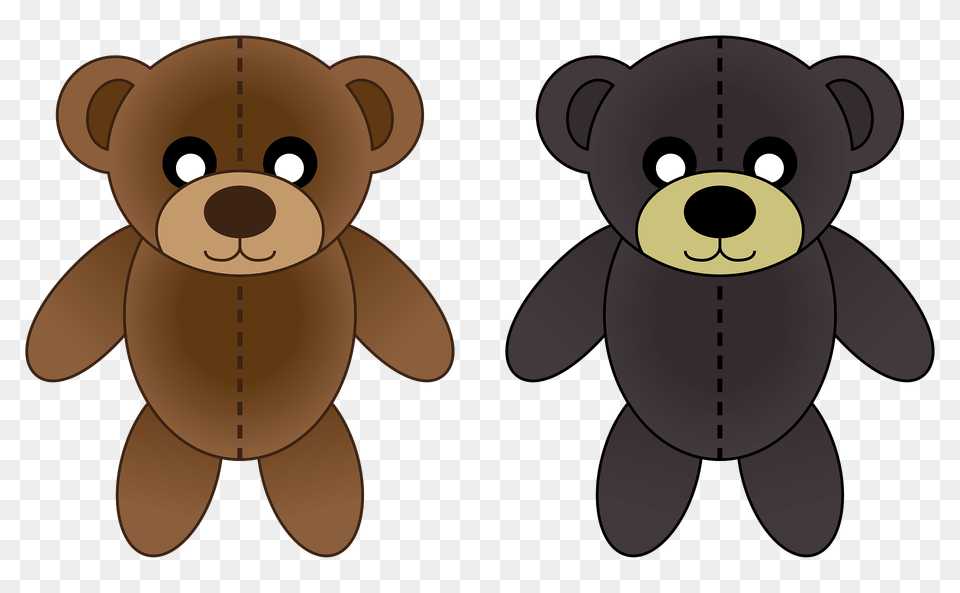 Plush Bears Clipart, Animal, Bear, Mammal, Wildlife Free Png