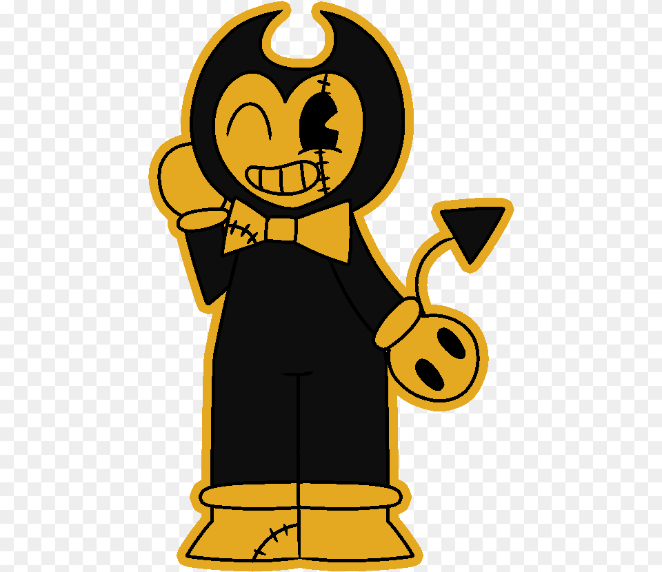 Plush Bendy By Blockshapedcat Fictional Character, Face, Head, Person Png Image