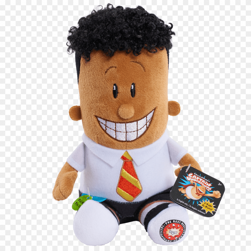 Plush Captain Underpants Toys, Toy, Baby, Person, Face Free Png