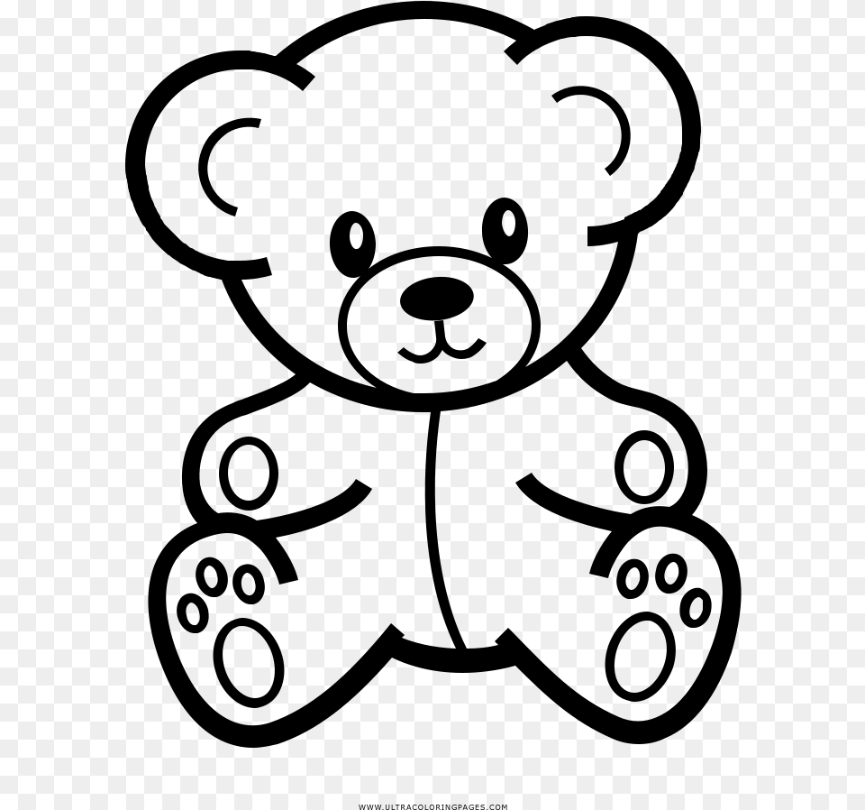 Plush Drawing Teddy Bear Stuffed Bear Drawing, Gray Png Image