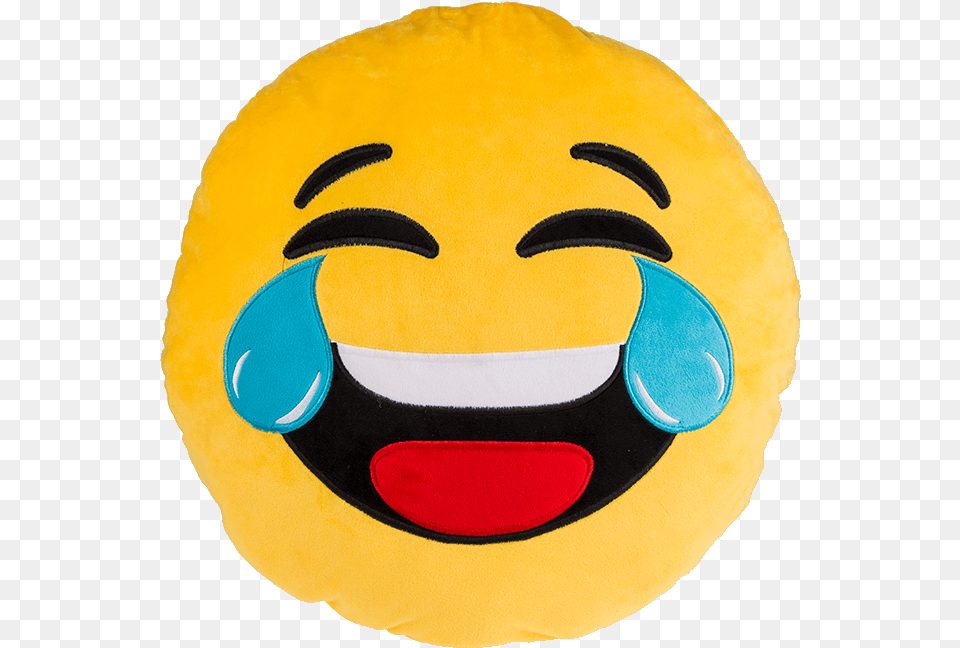 Plush Pillow Emoji Laugh Laughing Emoji Pillow Transparent, Toy, Clothing, Swimwear, Face Png