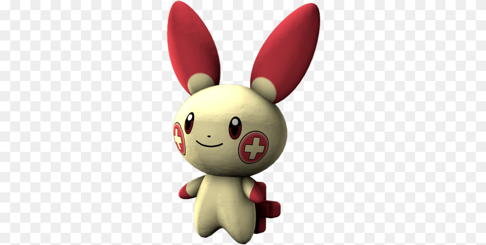 Plusle And Minun 3d, Plush, Toy, Nature, Outdoors Free Transparent Png