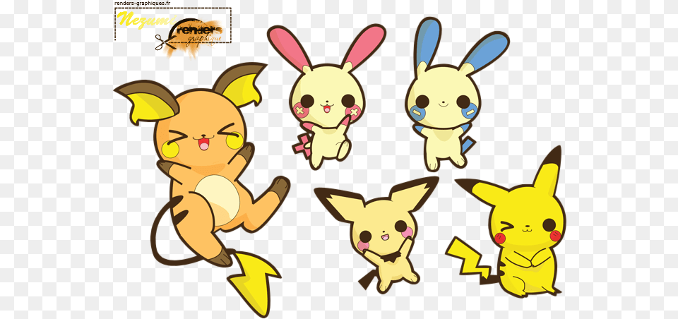 Plusle And Minun And Pichu, Baby, Person, Face, Head Free Png