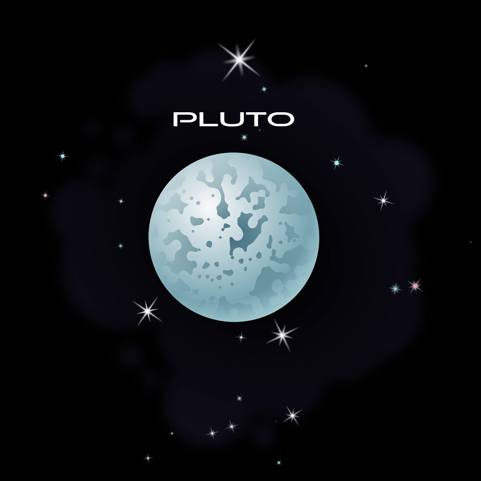 Pluto Clipart Clipart, Nature, Night, Outdoors, Astronomy Free Png Download