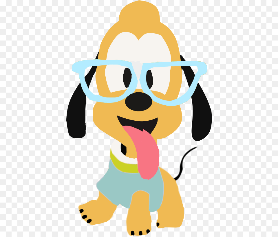 Pluto Disney Nerd, Accessories, Glasses, Baby, Person Free Png Download