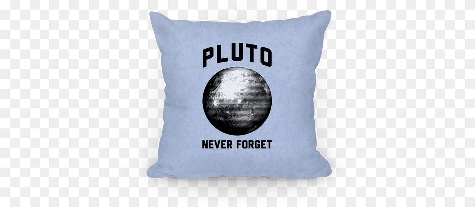 Pluto Pillow Pillow Pluto Never Forget Tote Bag Funny Tote Bag From Lookhuman, Cushion, Home Decor, Skating, Rink Free Transparent Png