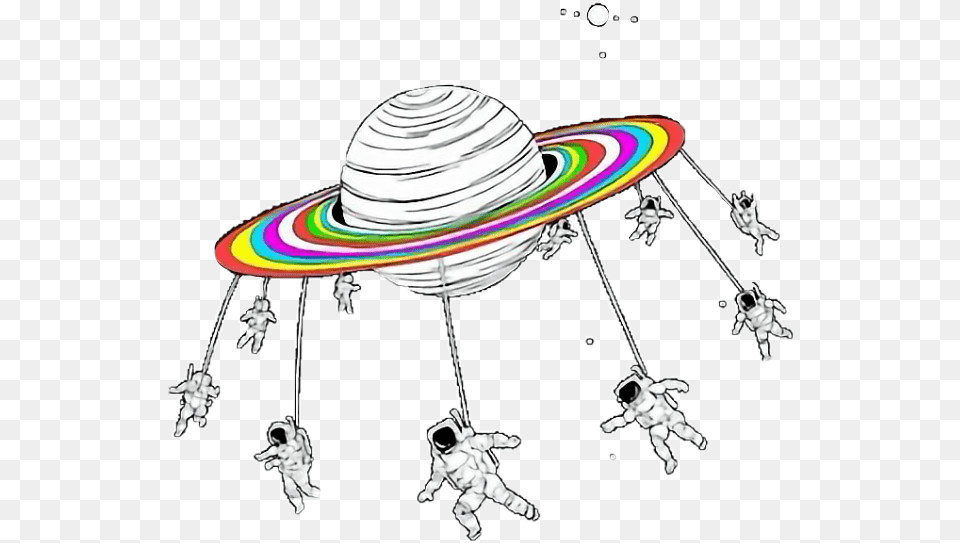 Pluto Rainbows Astronaut Helmet Stars Constellations Transparent, Clothing, Hat, Sun Hat, Sombrero Png Image
