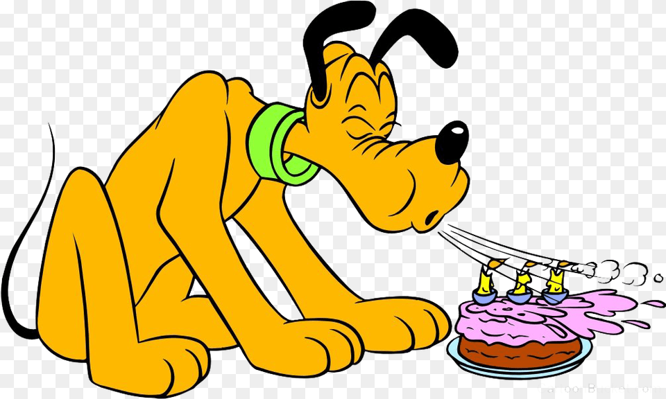 Pluto Transparent Happy Birthday Disney Pluto, Birthday Cake, Cake, Cream, Dessert Free Png Download