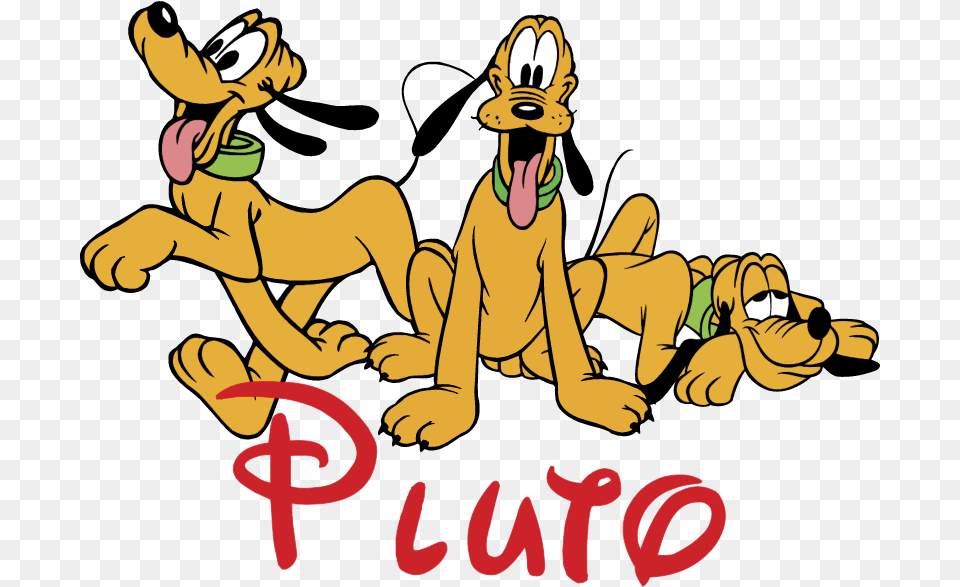 Pluto Vector Logo Disney Pluto Black And White, Cartoon, Baby, Person, Head Png