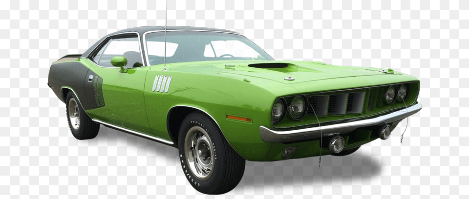 Plymouth Barracuda, Car, Coupe, Sports Car, Transportation Png