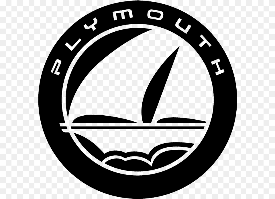 Plymouth Logo Plymouth Car Logo, Emblem, Symbol, Disk Png Image