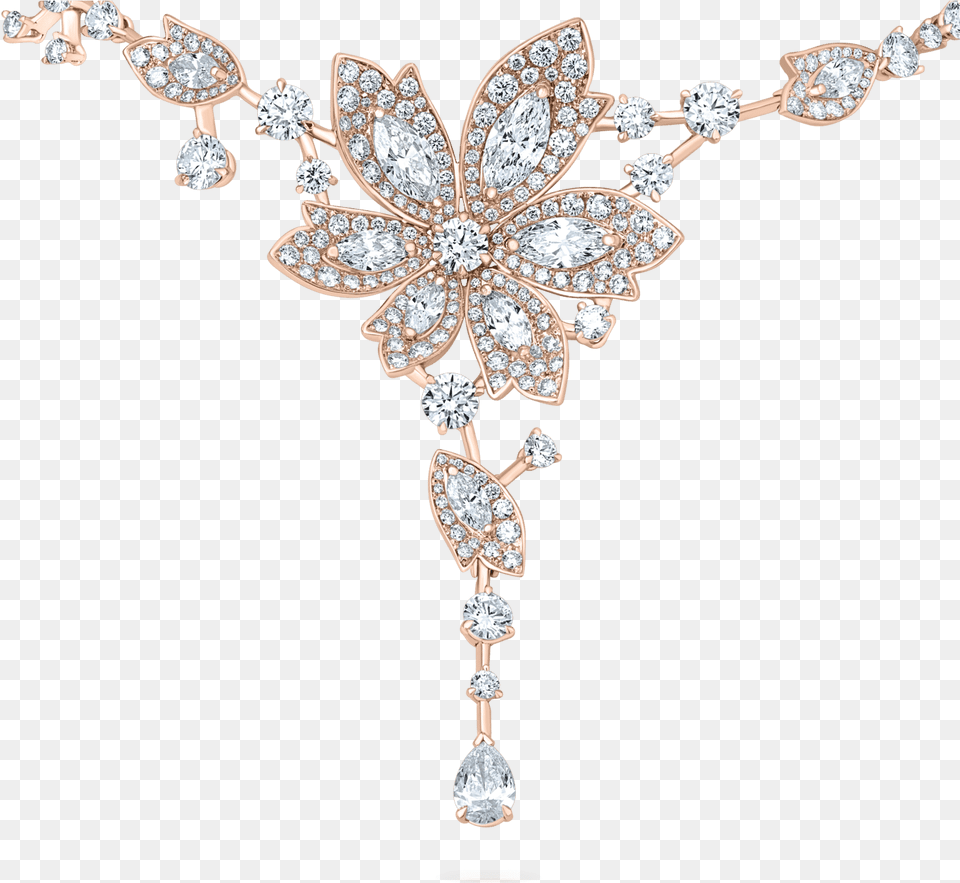 Pm 10 022 01 Necklace Palm Rose Gold W3 Necklace, Accessories, Diamond, Gemstone, Jewelry Free Transparent Png