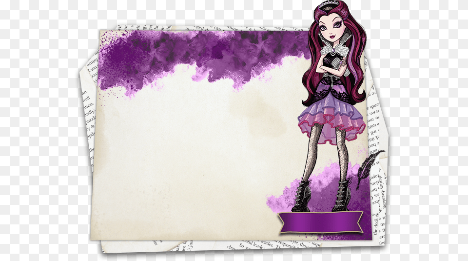 Pm 1188 Onboarding Remove Button Bg Ever After High Border, Book, Comics, Publication, Purple Png Image