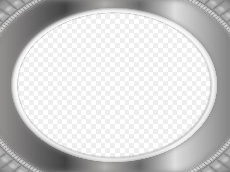 Pm Border Circle, Silver Free Png