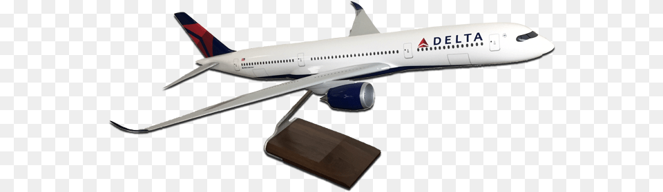 Pm Delta A350 900 1100 Scale Model Aircraft, Airliner, Airplane, Transportation, Vehicle Png